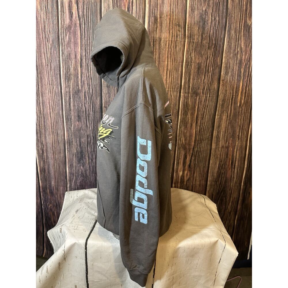 Dodge Charger Hoodie Mens Medium Racing American Horsepower Muscle Licensed - Picture 2 of 10